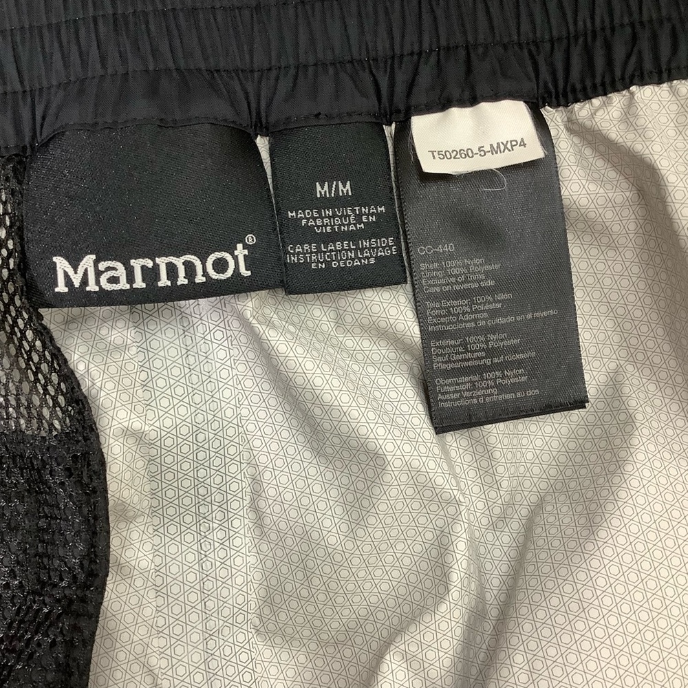 Marmot Men's Black Joggers Water Resistant - Picture 7 of 7